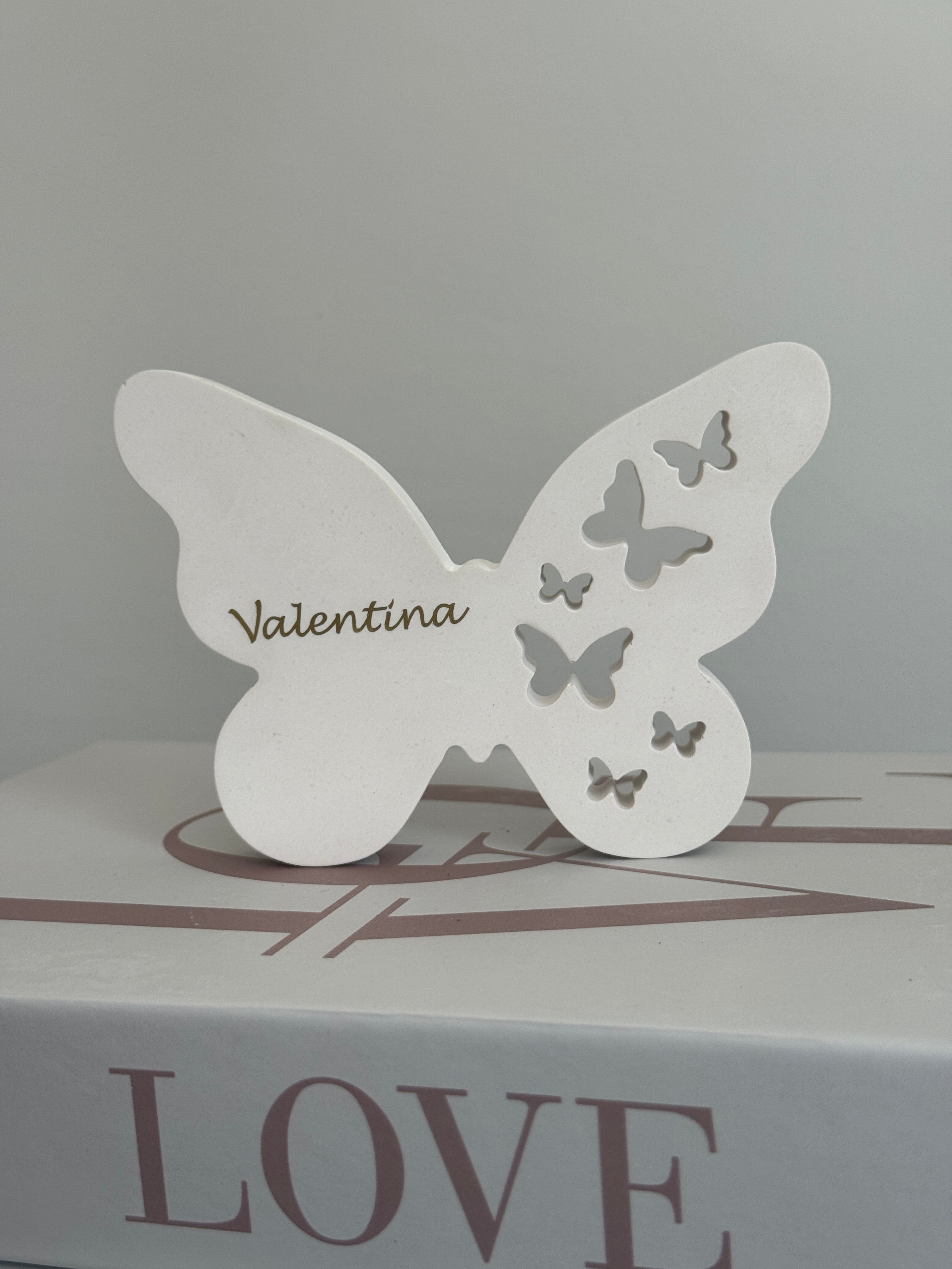 Borboleta Personalizada Gesso Perfumado