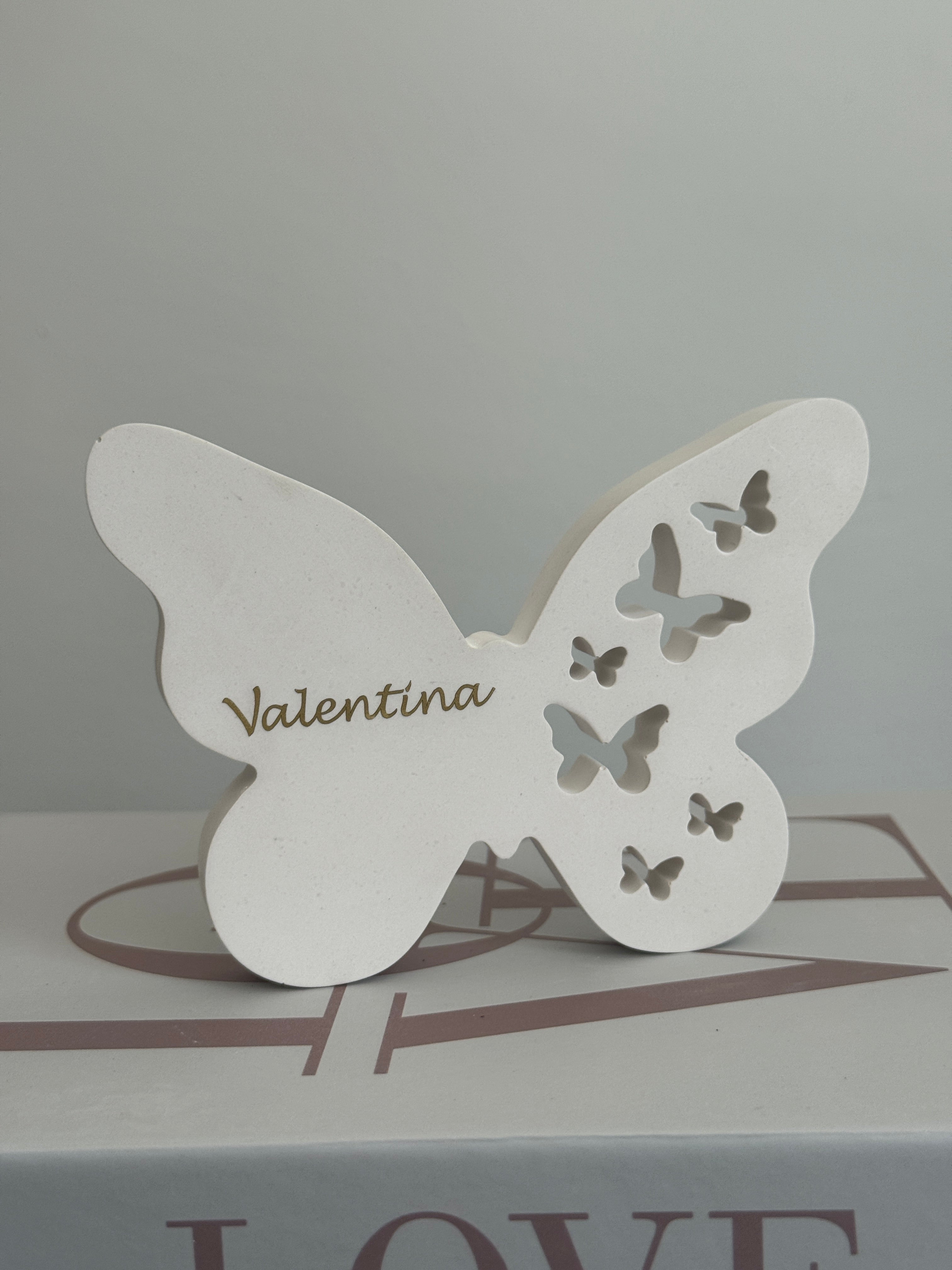 Borboleta Personalizada Gesso Perfumado