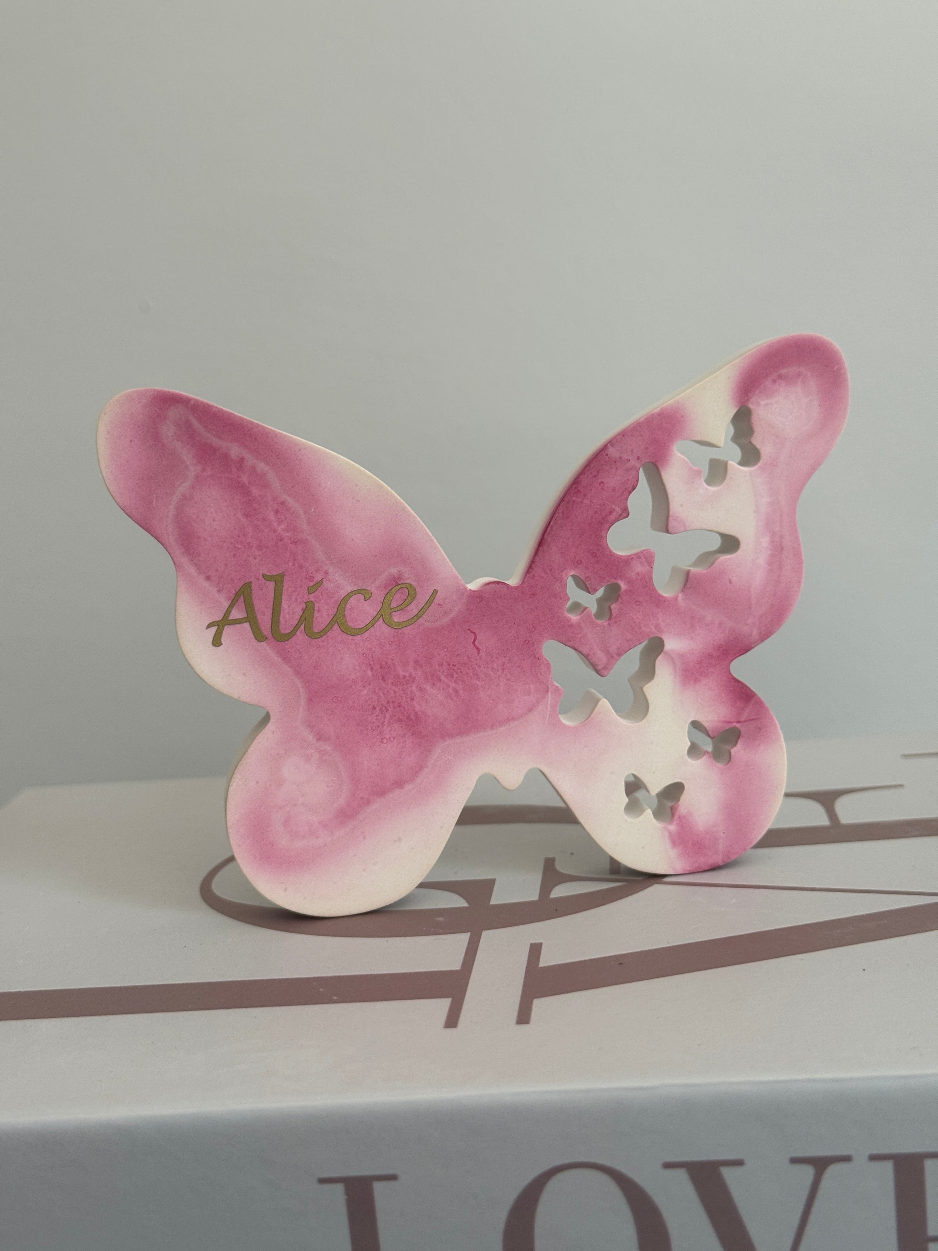 Borboleta Personalizada Gesso Perfumado
