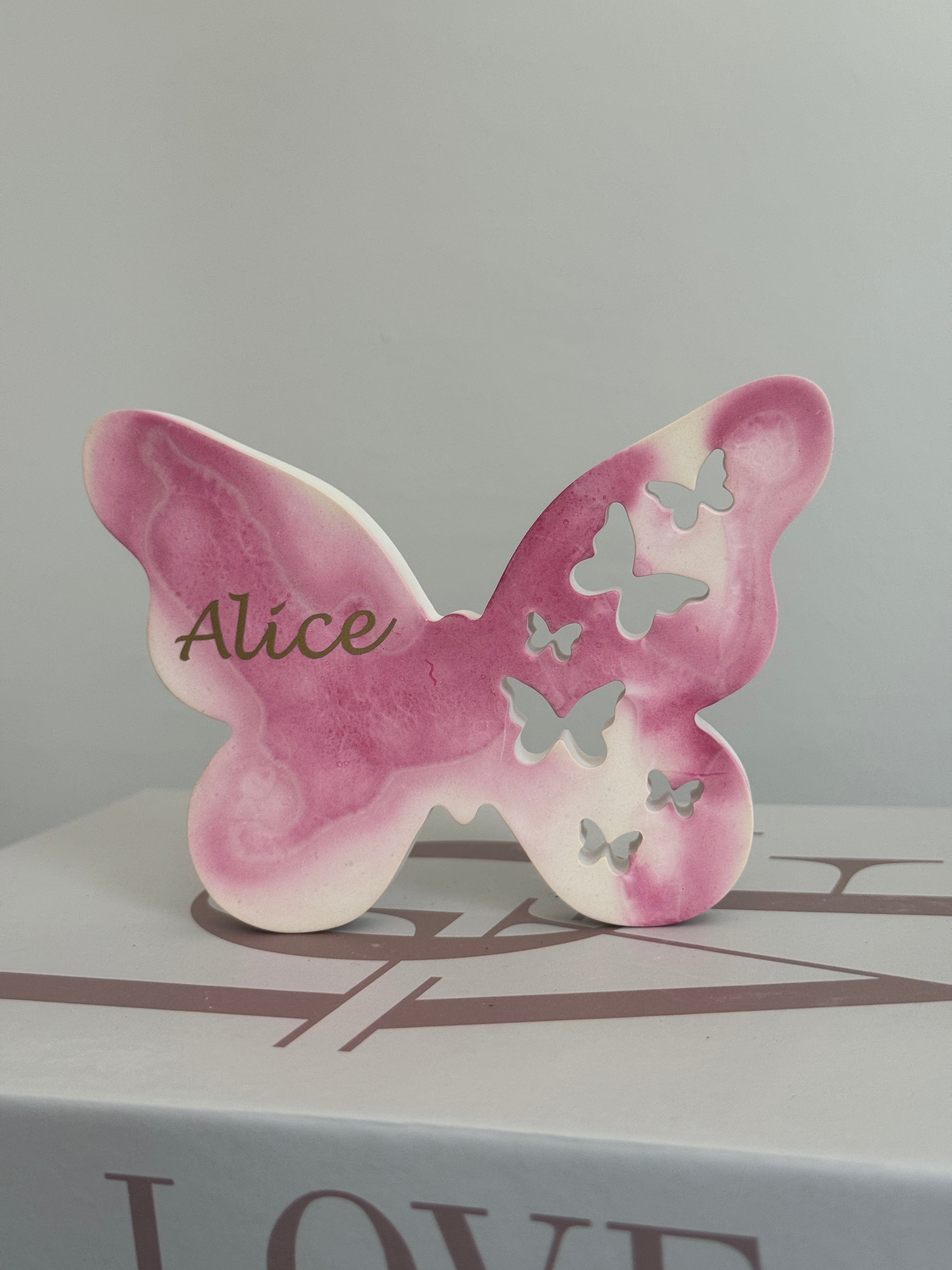 Borboleta Personalizada Gesso Perfumado